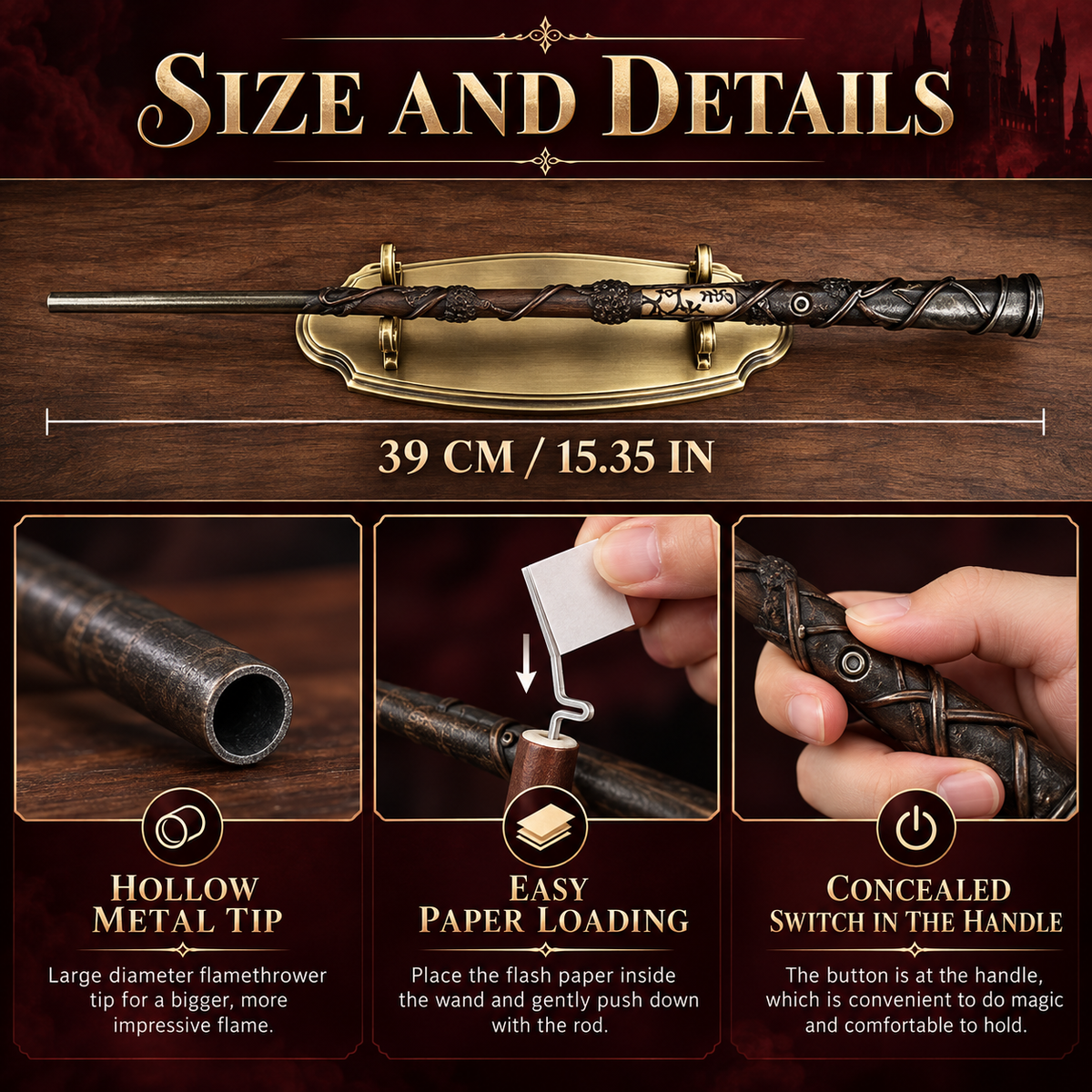 Potter Fire Magic Wand™